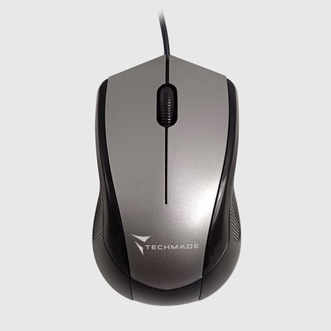 mouse ottico techmade usb con filo tm-xj15 grey