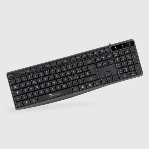 techmade tastiera con filo usb tm-k002 nero