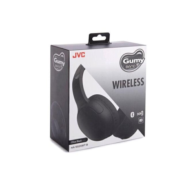 cuffie jvc ha-sg20bt gumy olive black