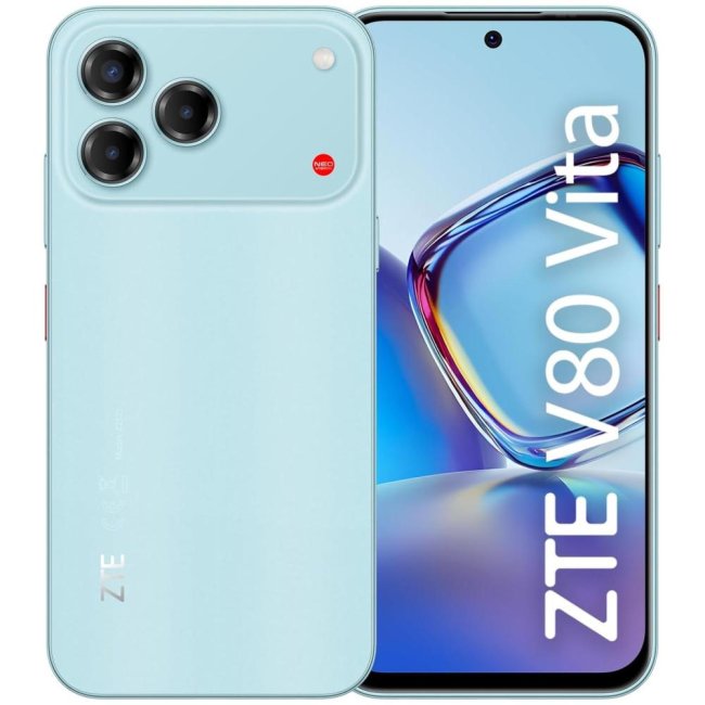 zte blade v80 vita 4 256gb 675 4g cyan ita