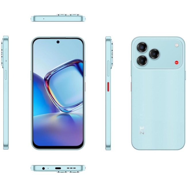 zte blade v80 vita 4 256gb 675 4g cyan ita