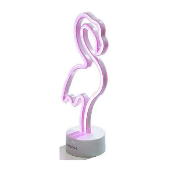 lampada muitomas led neon flamingo type-c rosa