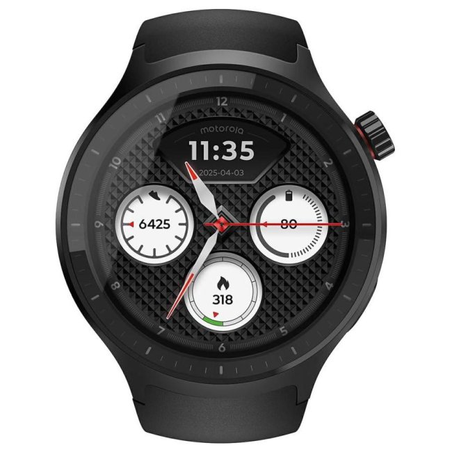 motorola moto watch 47mm ip68 black