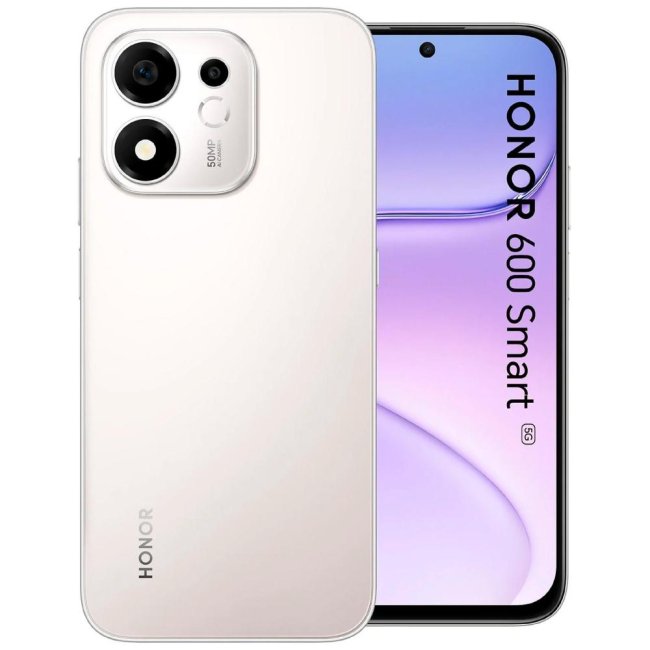 honor 600 smart 256gb 8gb ram 687 5g silver dual sim ita
