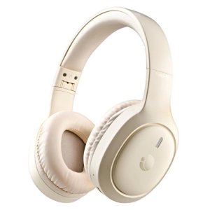 cuffie bluetooth ngs  mic artica tempest pieghevoli beige