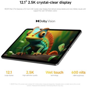 xiaomi redmi pad 2 pro 121 256gb 8gb ram wifi lavender ita