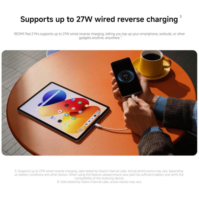 xiaomi redmi pad 2 pro 121 256gb 8gb ram wifi lavender ita