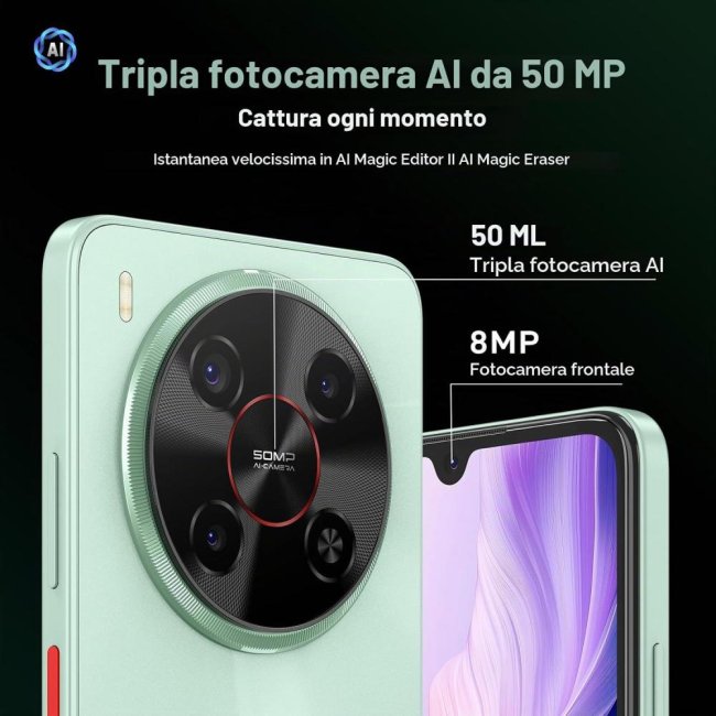 zte blade v70 128gb 4gb ram max 4g lake green