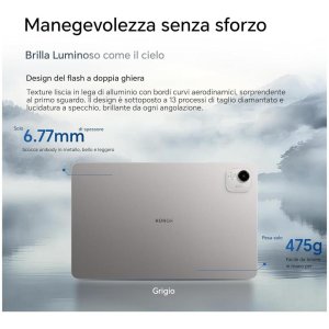 honor pad x9a 128gb 6gb ram 115 wifi grey eu