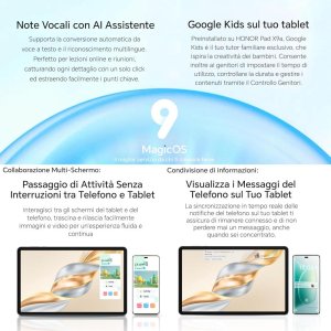 honor pad x9a 128gb 6gb ram 115 wifi grey eu