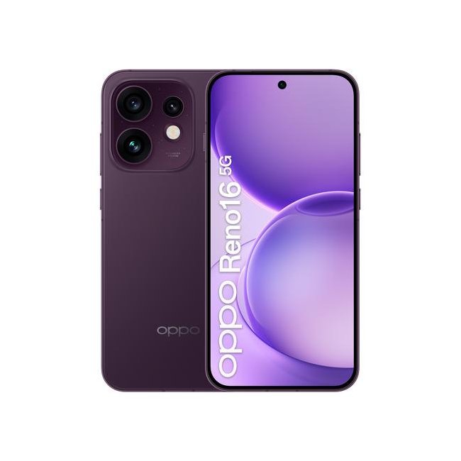 oppo reno 16 8 512gb 632 5g purple black ita