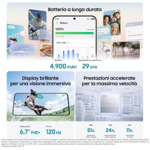 samsung sm-s741 s26 fe 256gb 8gb ram 67 5g blueberry ita