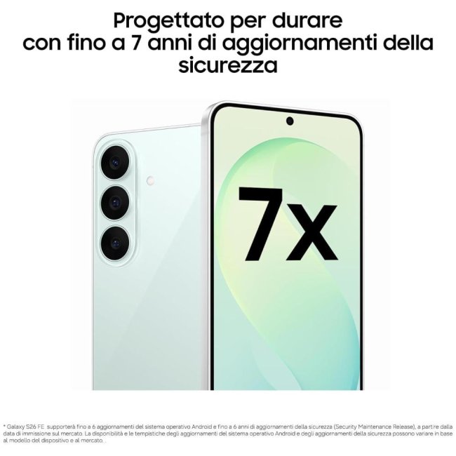 samsung sm-s741 s26 fe 256gb 8gb ram 67 5g graphite ita
