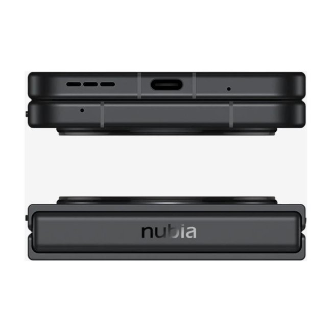 zte nubia flip 256gb 8gb ram 695g cosmic black wind3
