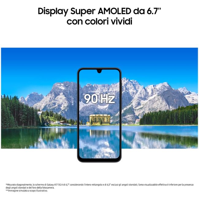 samsung galaxy a17 sm-a176 128gb 4gb ram67 5g blue dual sim eu