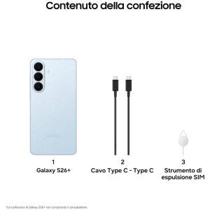 samsung galaxy s26  12 512gb 67 5g sky blue ita