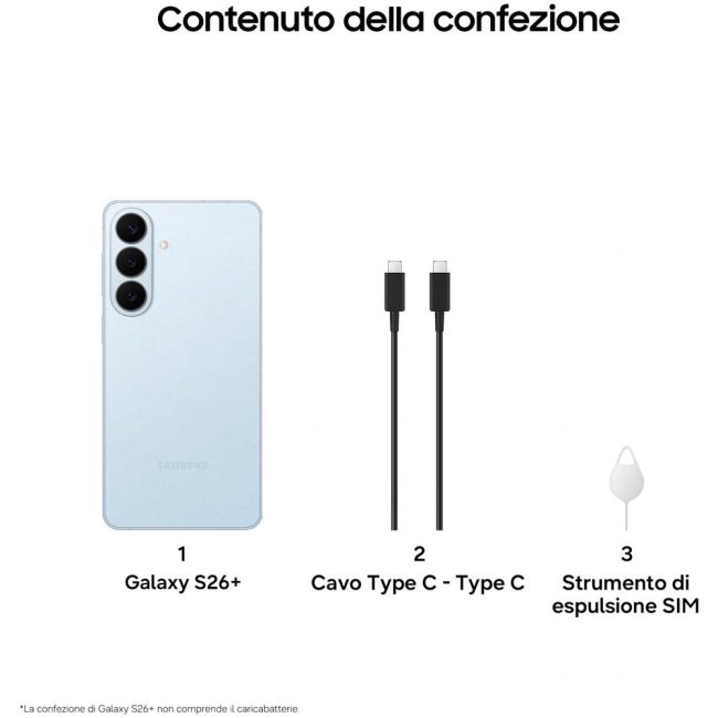 samsung galaxy s26  12 512gb 67 5g sky blue ita