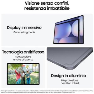 samsung galaxy tab s10  sm-x826 12 256gb 124 moonstone grey 5g eu