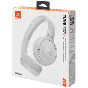 cuffie bluetooth jbl tune 520bt t520bt  mic white