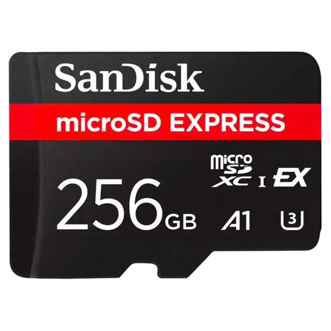 sandisk express microsd 256gb a1 uhs-i e uhs-ii 210mbs for switch2