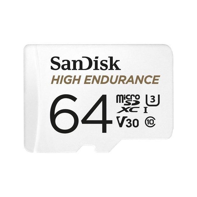 sandisk high endurance microsd 64gb c10 sdxc 100mbs  adsd