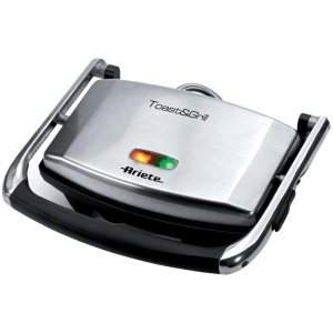 ariete piastra toast e grill 1000w