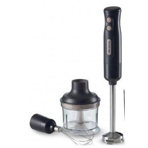 frullatore ad immersione ariete 607   tritatutto dark grey 700w