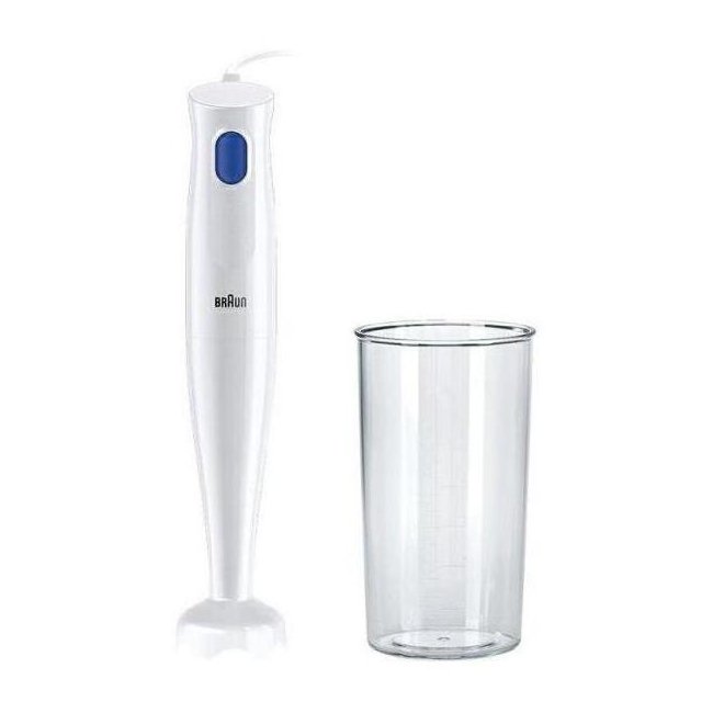 frullatore ad immersione braun multiquick con bicchiere 600ml 480w
