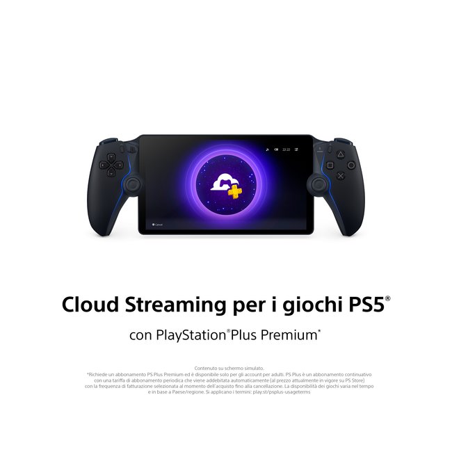 sony ps5 portal remote player per midnight black ps5