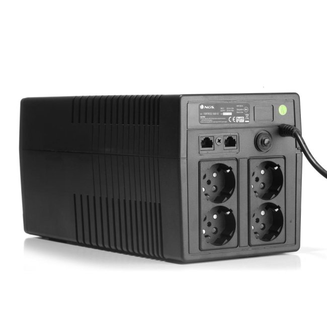 ngs gruppo di continuita fortress1500v2 ups 1500va 720w 4schuko 2rj