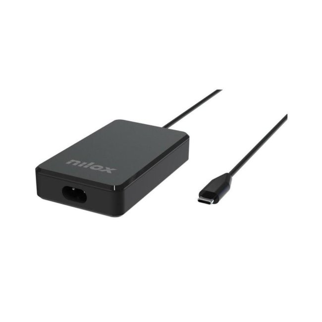nilox caricabatteria per notebooktabletsmartphone 100w gan usb-c