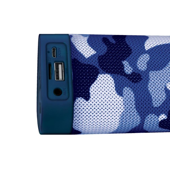 speaker bt fenner tech a15 10wbt50tf cardusbfmaux blue camo
