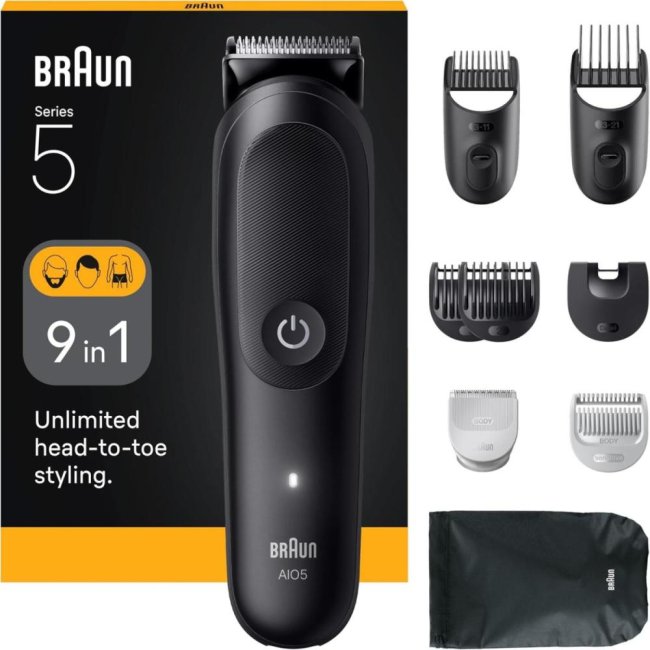 braun regolabarba all-in-one series 5 aio5540 black