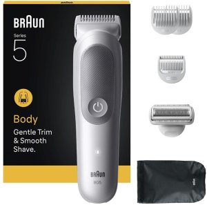 braun regolabarba body groomeer uomo bg 5550 impermeabile   accessori