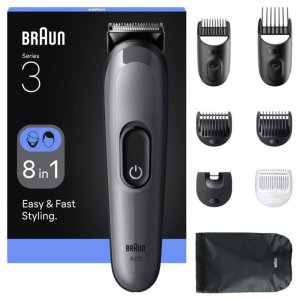 braun regolabarba e capelli aio3540 8 in 1