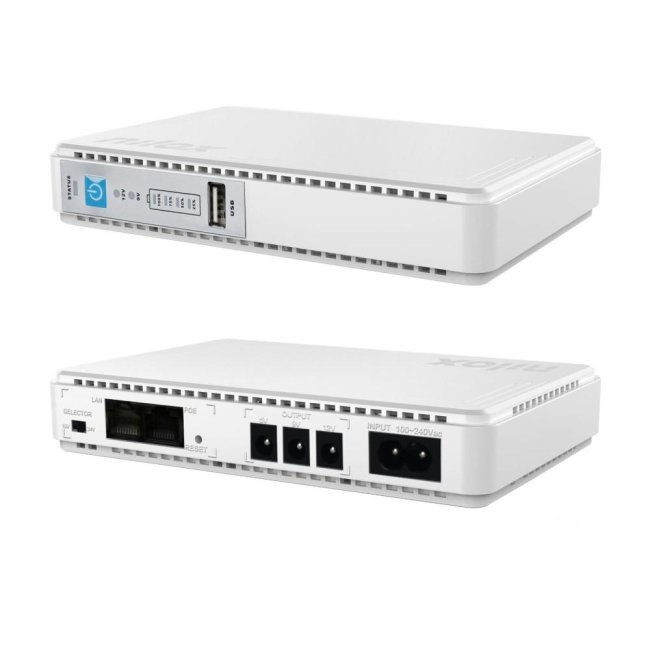 nilox mini ups poe usb devices batt integrata 8800mah