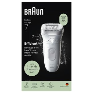 braun epilatore elettrico silk-épil 7 se7000 silver