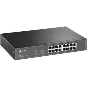 tp-link tl-sg1016d desktop switch 16 porte gigabit rj45 metal