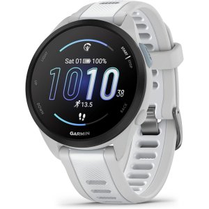 garmin forerunner 165 43mm white