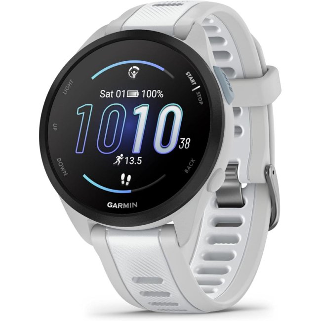 garmin forerunner 165 43mm white