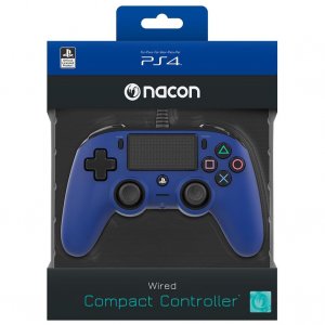Ps4 Nacon Wired Compact Controller Color Edition - Blue
