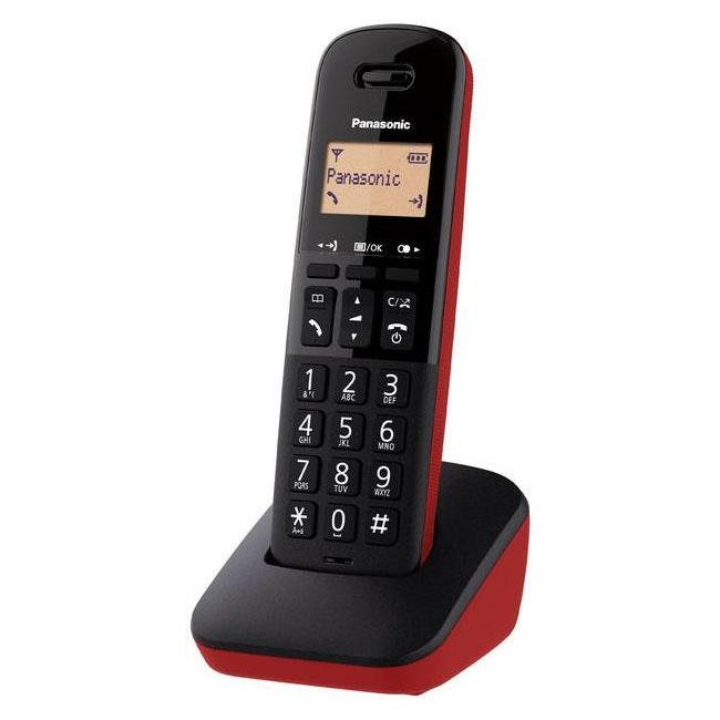 telefono cordless panasonic kx-tgb610jtr red