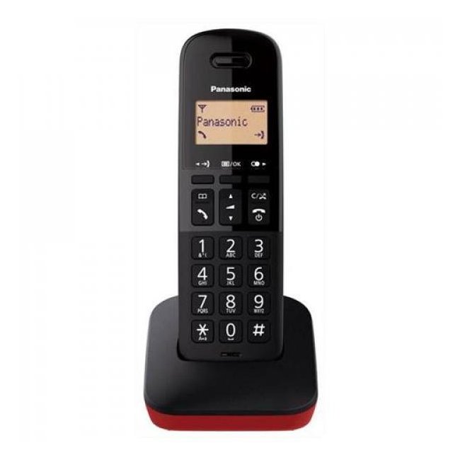 telefono cordless panasonic kx-tgb610jtr red