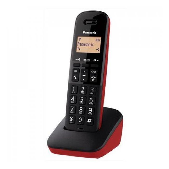 telefono cordless panasonic kx-tgb610jtr red