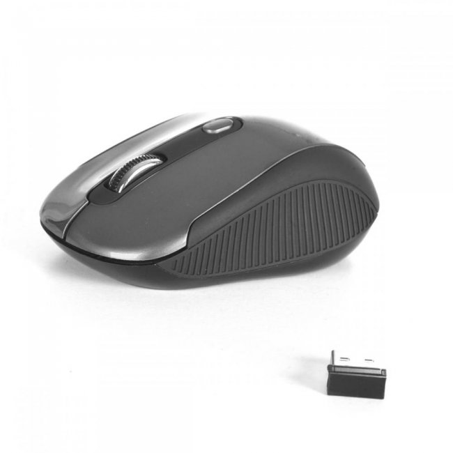 ngs mouse mini wireless haze 1600dpi 3 tasti neroargento