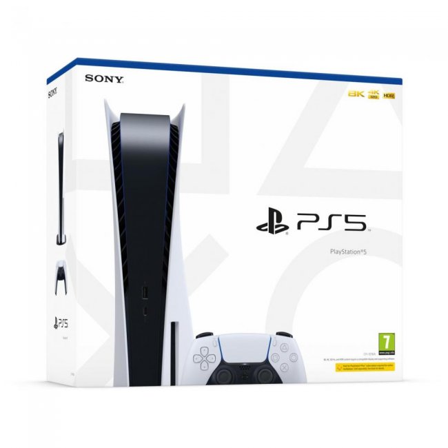console sony ps5 825gb standard edition b chassis white eu